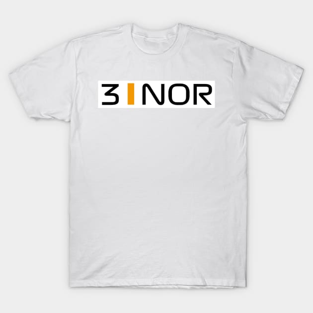 Lando Norris P3 T-Shirt by emstanden25